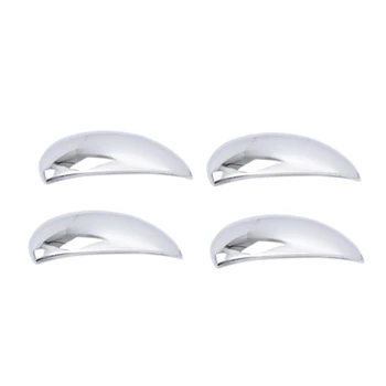 

4Pcs Car Chrome Exterior Side Door Handle Outside Door Handle Cover Trim for Peugeot 206