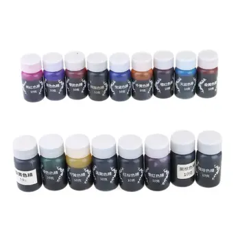 

17 Pcs/Set Resin Drop Glue High Concentration Transparent Color Paste Pigment M2EA
