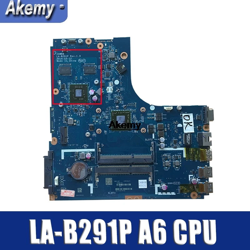 

100% NEW MAINBOARD ZAWBA/BB LA-B291P MOTHERBOARD FOR LENOVO B50-45 NOTEBOOK PC ONBOARD A6 PROCESSOR +VIDEO