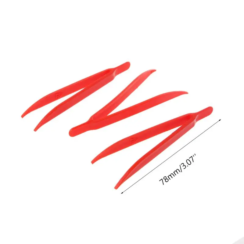 Tweezer Tool ESD Anti Static Tweezers 10pcs Plastic Anti-static Tweezer Tweezers Heat Resistant Maintenance Repair Tool