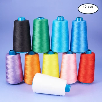 

1600m/roll Cotton & Nylon Thread Sets with Iron Needles Mixed Color for Sewing