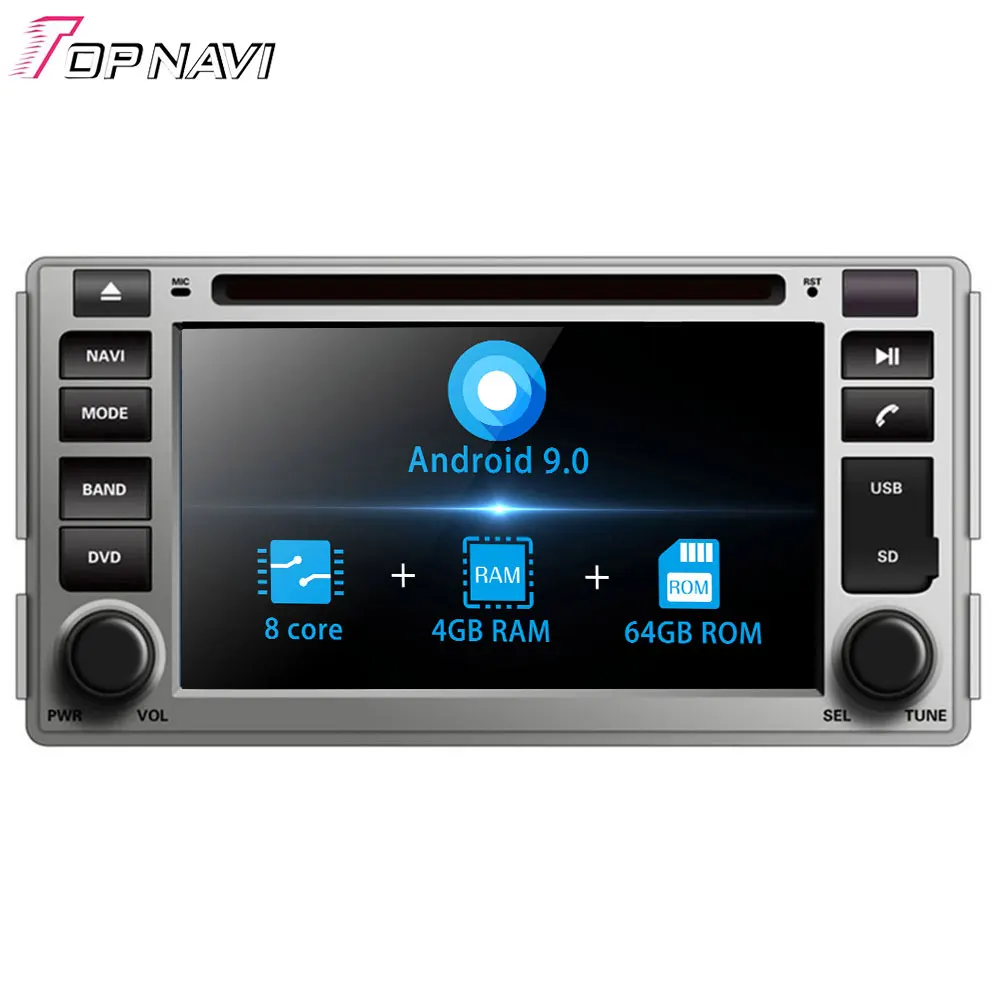 6 2 дюймов Android 9 0 Восьмиядерный автомобильный Радио gps навигатор плеер для HYUNDAI SANTA