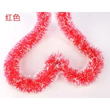 2 M Snowflake Wool Tops Color Stripes Latte Art Madder Christmas Decorations Festive Holiday Celebration Export