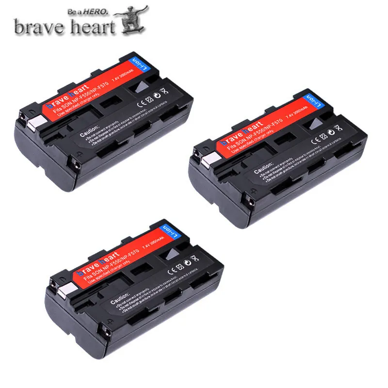 3battery Акумуляторная батарея NP-F570 NP-F550 NP-F330 NP F550 NP F330 F570 F750 Батарея для sony CCD-SC55 CCD-TRV81 DCR-TRV210 MVC-FD81 Hi-8 - Цвет: 3battery