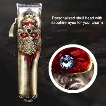 

Hot Men Electric Hair Clipper Gradient Carved Cordless Haircut Cutting Styling Hairstylist Hair Trimmer t6