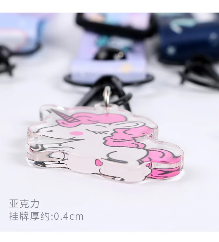 Cartoon Pattern Shoulder Suspender Strap Women's Webbing Halter Coffee Beverage Water Bottle Broadband Lanyard Arcylic Hanging B