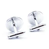 French Shirt Cufflinks Men's Metal Banquet Round Bit Coin Button  Creative Exquisite High Quality Cuff Link Gifts ► Photo 3/6