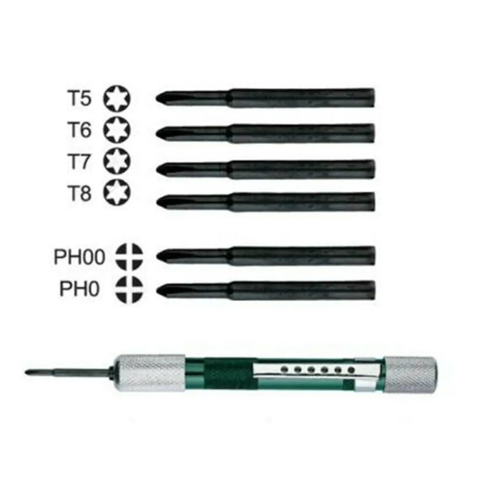 SATA 6 шт. цветочный набор мини-отверток Магнитный Набор отверток Phillips компьютерный инструмент для ремонта разборки 03142