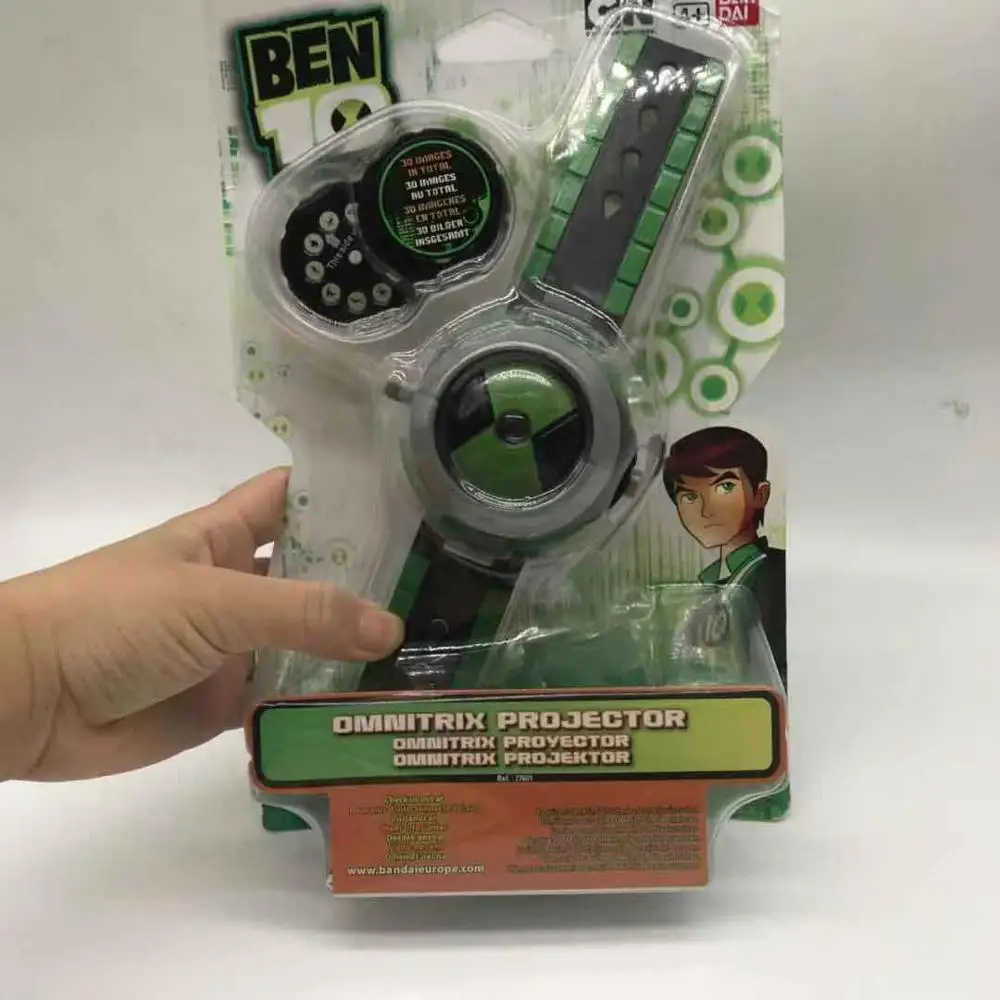 Япония Бен 10 Ultimate Omnitrix часы стиль проецирующие часы BAN DAI натуральная Ben10 часы игрушка Рождественский подарок для детей - Цвет: A