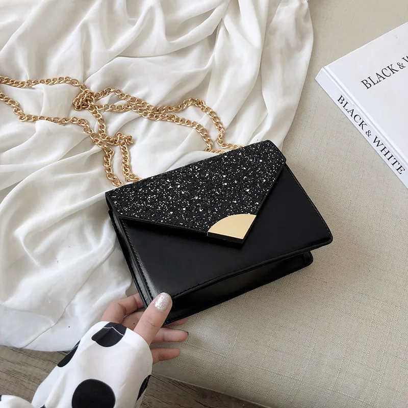

Chains Leather Crossbody Bags For Women 2019 Luxury Handbags Designer Ladies Hand Shoulder Messenger Bag Sac A Main Female Sling