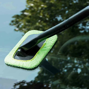 

15.3*5.1*3.5inch Microfiber Windshield Clean Car Auto Wiper Cleaner Glass Window Brush Kit Detachable Long Ergonomic Handle