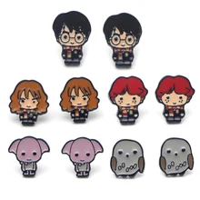 12 пар/лот,, серьги DMLSKY, волшебник, ювелирные изделия для студентов, серьги-гвоздики, гипоаллергенные серьги для детей, девочек M2853