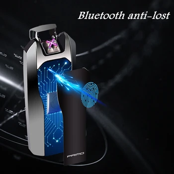 

PRIMO Double Arc Induction Lighter Plasma USB Changing Windproof Flameless Electric Lighters Pulsed Bluetooth Anti-lost