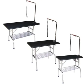 

Stainless Steel Table Legs Plastic Countertops Pet Cats and Dogs Special Teddy Golden Hair Folding Beauty