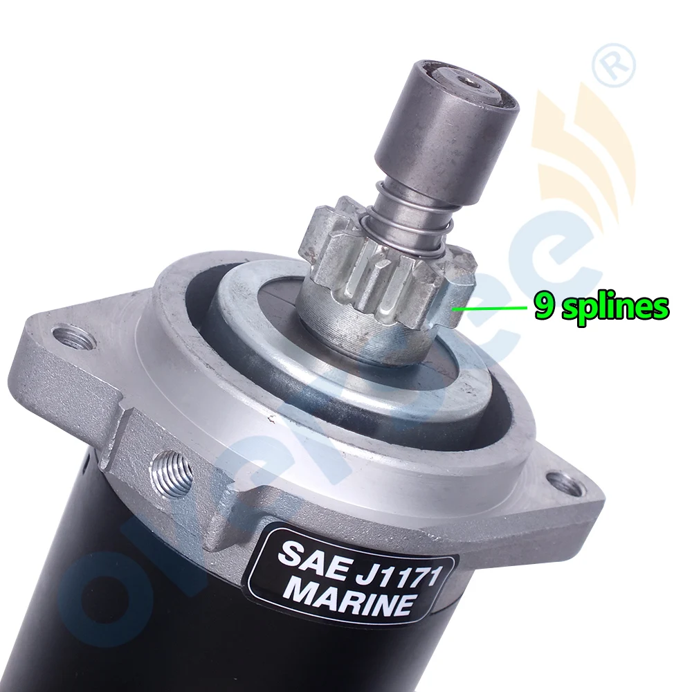 Boat motor parts 3C8-76010-1 starter motor for Suzuki Tohatsu Mercury outbord motor