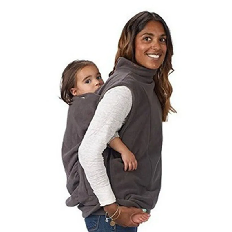 Maternity Clothes Coat Vest Kangaroo Women Clothes for Pregnant Women Pregnant Sleeveless Outwear Multifunctional Vest women herringbone vest