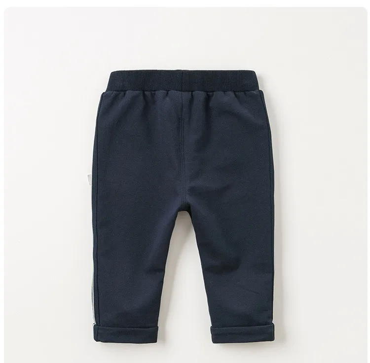 DB12067 dave bella/осенние модные штаны для маленьких мальчиков детские длинные штаны брюки для малышей