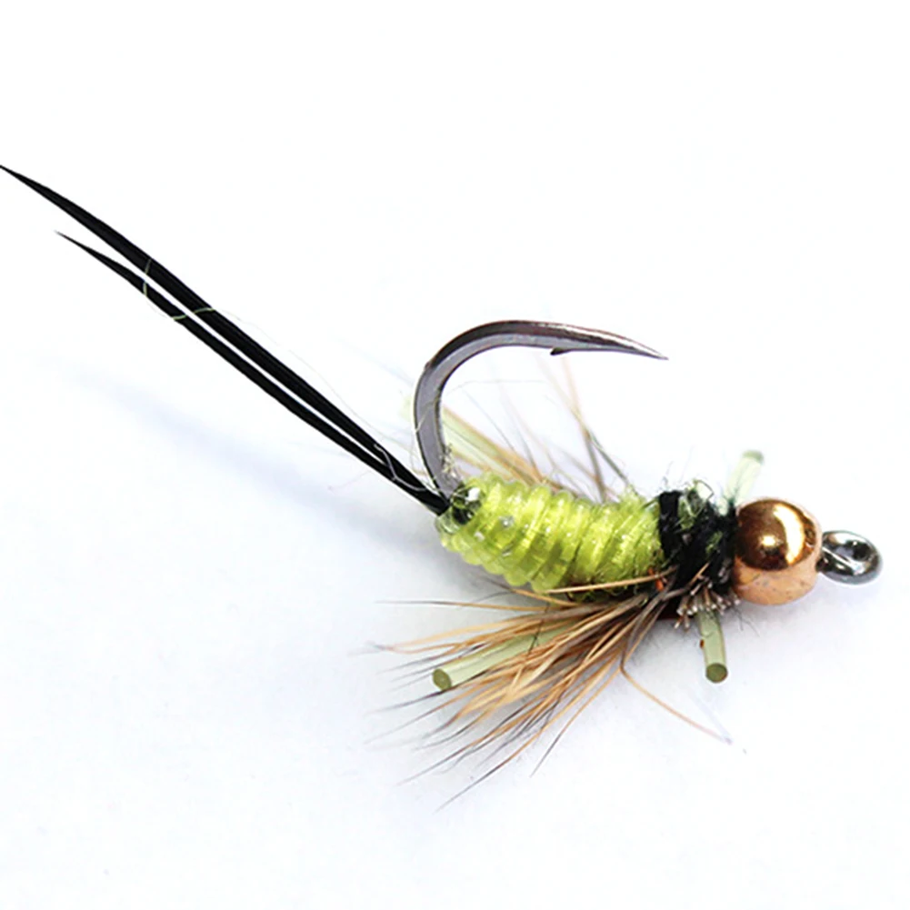 40Pcs Mini Fishing Artificial Lifelike Lure Moth Trout Dry Fly Shaped Crank Bait Insect Flies Hook Tackle