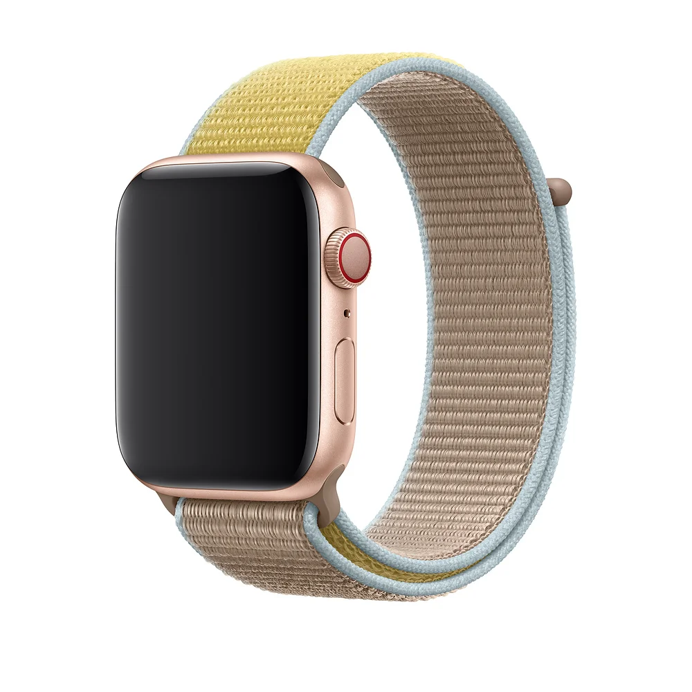 Спортивная петля KeBitt для apple watch 38 мм 42 мм нейлоновый мягкий дышащий для iWatch 5 сменный спортивный ремешок series4 3 2 1 44 мм
