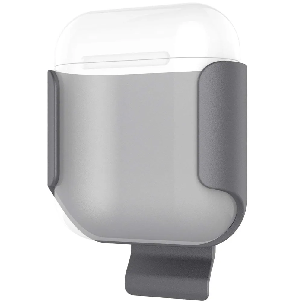 

Ultra Slim Shockproof Protective Shell Cover with Exquisite Belt Clip for Apple AirPods Charging Case