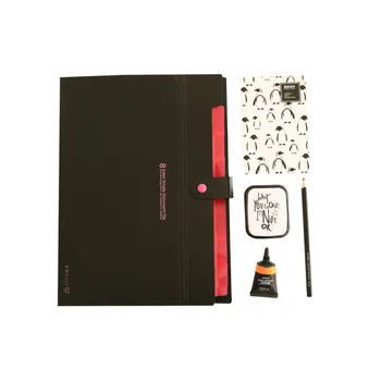 

Folder A4 8 in File Document Bag Pouch Bill Folder Holder Organizer Fastener Office Supplies document organizer Binder Carpetas