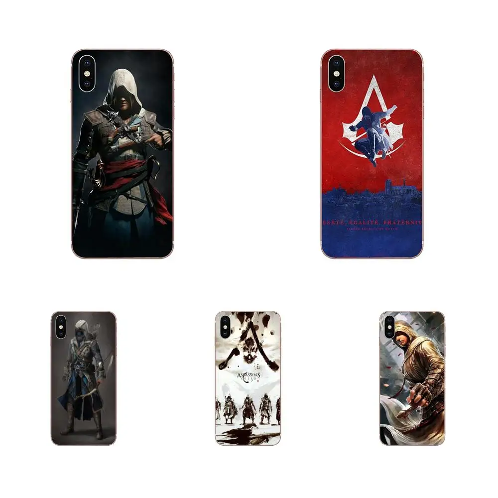 ТПУ чехлы для мобильных телефонов samsung Galaxy Note 5 8 9 S3 S4 S5 S6 S7 S8 S9 S10 5G mini Edge Plus Lite Assassins