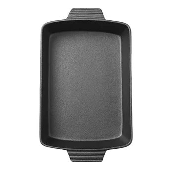 

1pc Cast Iron Pan Durable Steak Pan Griddle Pan Cast Iron Skillet Frying Pan Sauce Pan for Dinner