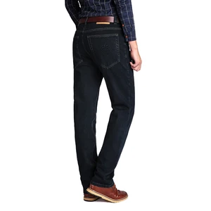 Image 2 - سراويل جينز كلاسيكية للرجال مصنوعة من القطن 100% بخصر عالٍ من TIGER CASTLE سراويل جينز مستقيمة للرجال مناسبة للربيع والشتاء