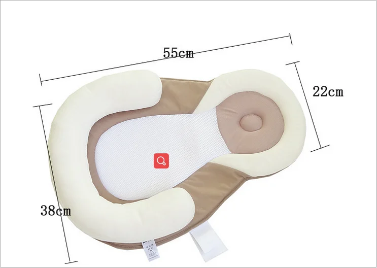 Детская подушка для новорожденных Подушка предотвращает плоское гнездо для сна против скатывания безопасная форменная подушка