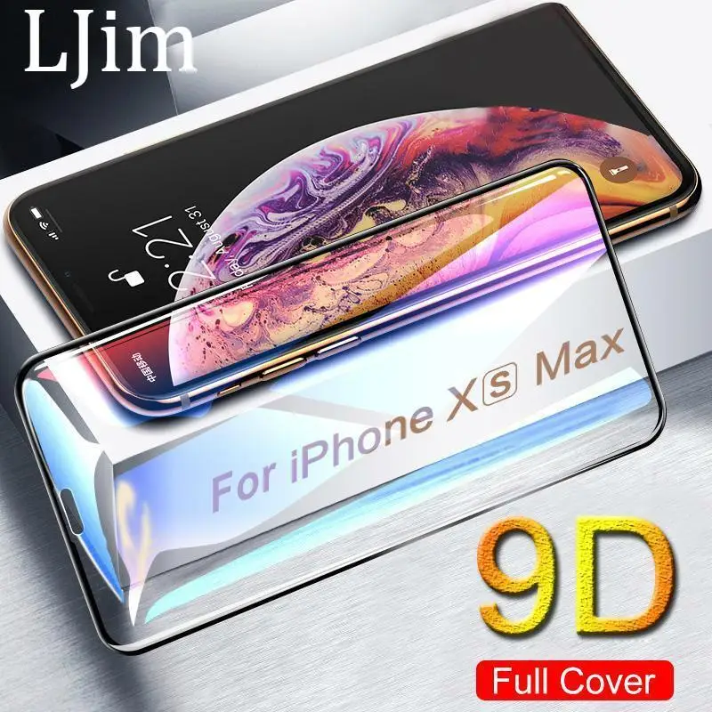 9D протектор экрана из закаленного стекла для iPhone 11 Pro Max XR XS Защитное стекло X 7 8 6 6S