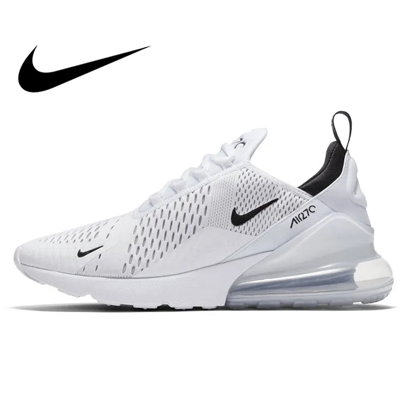 Pаспродажа Оригинальные подлинные мужские кроссовки для бега от NIKE AIR MAX 270, кроссовки для спорта на открытом воздухе на шнуровке, дизайнерские кроссовк...