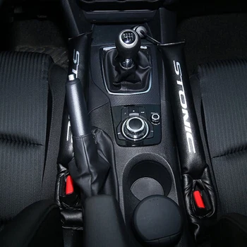 

2pcs Fillers Spacer Filler Slot Plug Car Seat Gap Pad for KIA Stonic Artificial Leather Auto Accessories