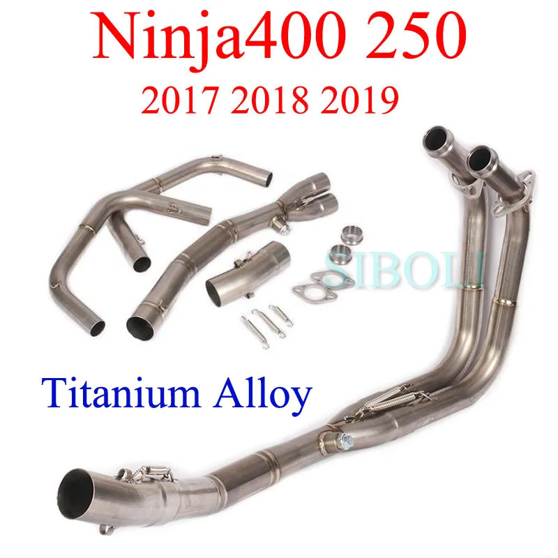 Ninja400 250 2017 2018 2019 мотоциклетная полная система выхлопной трубы Соединительная
