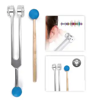 

OM136.1 Frequency Tuning Fork Yoga Meditation Tuning Energy Fork With Hammer Ear Care Tools Set Kit