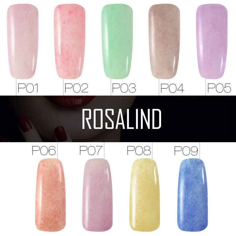 Гель Rosalind 1S 10 мл, флакон, черный цвет, лак с эффектом искусственного меха, полуперманентный замачиваемый УФ светодиодный Гель-лак для ногтей