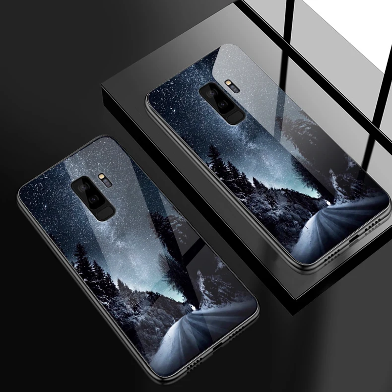 Чехол для телефона OnePlus 3 3T 5 5T 6 6T 7 7 Pro задняя крышка из закаленного стекла для samsung Galaxy S9 S8 S10 Plus TPU противоударный чехол - Цвет: H148