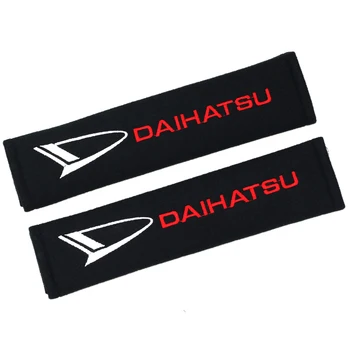 

2PCS Car Safety Belt embroidery pattern covers seat belt case for Daihatsu D-base D-R PICO car styling