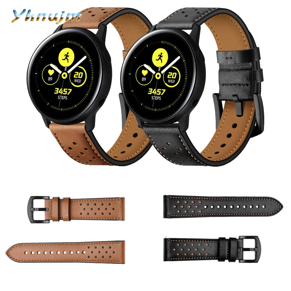 Galaxy watch active для samsung galaxy 42 мм gear s2 s4 band 20 ремешок часов универсальный браслет из