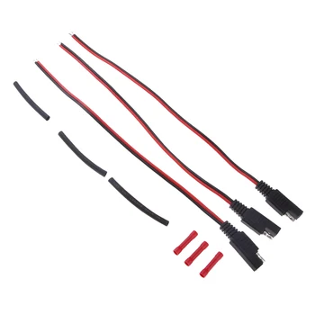 

3x 12V Car Boat Power Plug Connector SAE Power Automotive Adapter Cable Wire