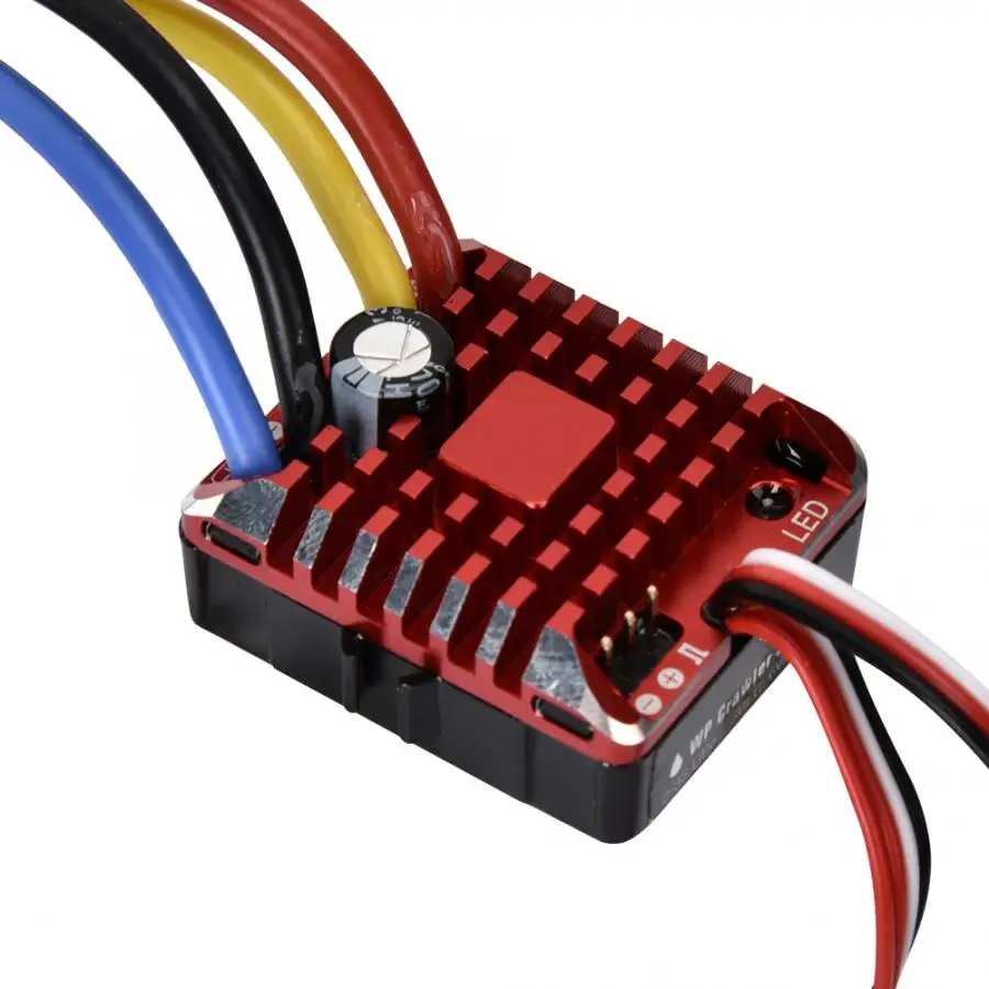 

Hot 80A Waterproof 1080 Brushed ESC RC Car Brushed ESC Electric Speed Controller XT60 Plug for 1/10 RC Crawler RC Model Accessor