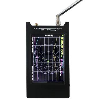 

10k-1.5GHz Handhold Digital Antenna Network Analyzer UHF HF VHF with 1950mAh Battery 4'' Standing Wave