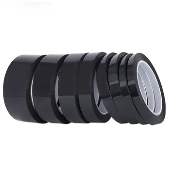 5/8/10/12/15/18/20/25mm x 50M Nero Resistente alle alte temperature Kapton Nastro in poliimmide per attività elettriche/griglie/rivestimento in polvere 1