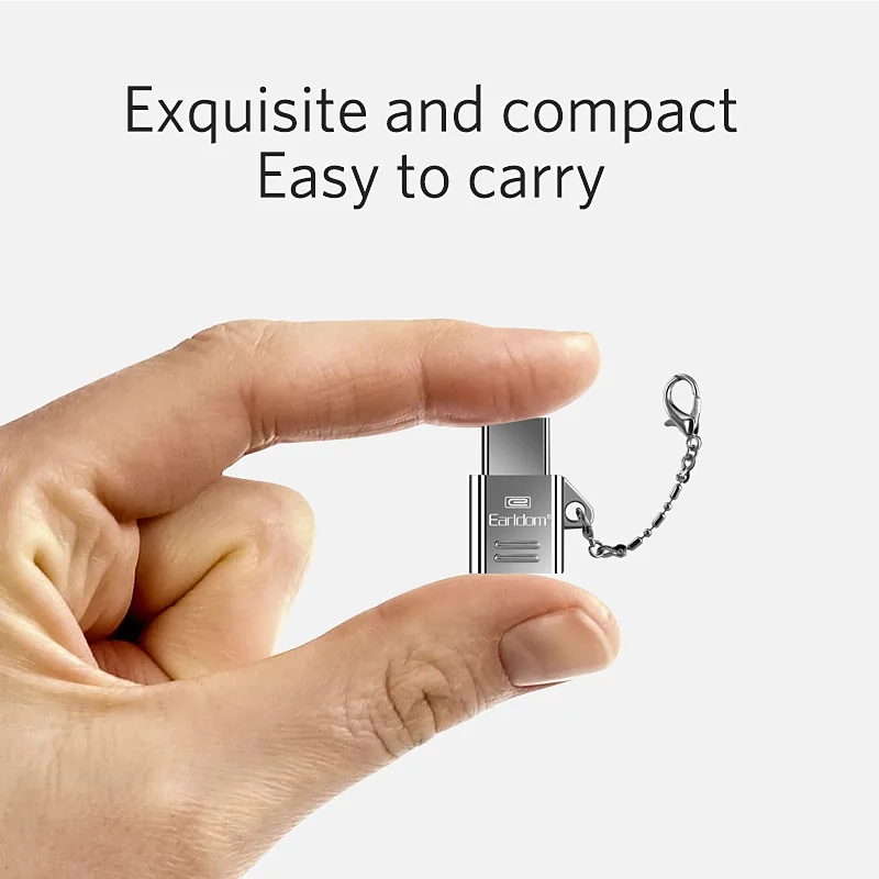 Earldom usb type C Мужской к Micro USB Женский c адаптер Разъем для зарядки конвертер