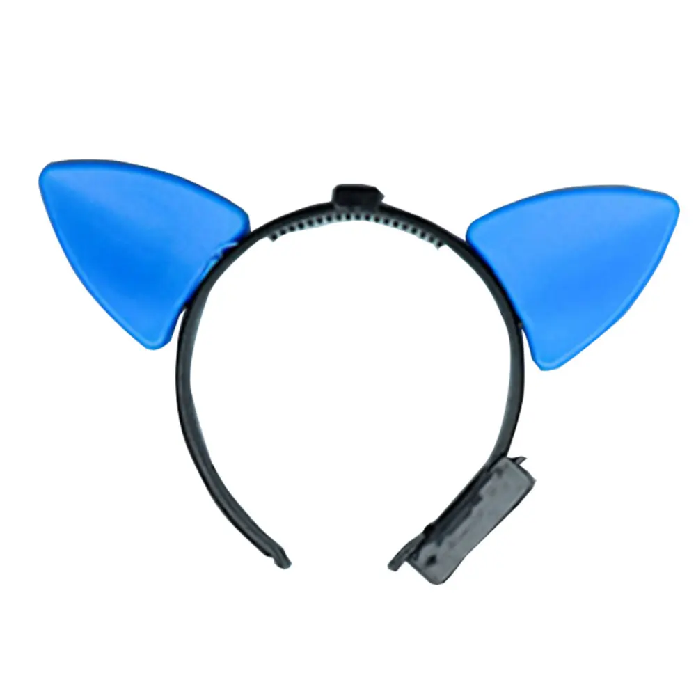 

Cat Ear LED Halloween Luminous Prop Hair Band Headband Gift Flashing Head Hoop Beautiful Toys Cosplay Children Party Plastic