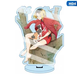 Support en acrylique pour figurines Haikyuu, 13cm, plaque de bureau, modèles de jouets, figurines d'action, cadeau de décoration 