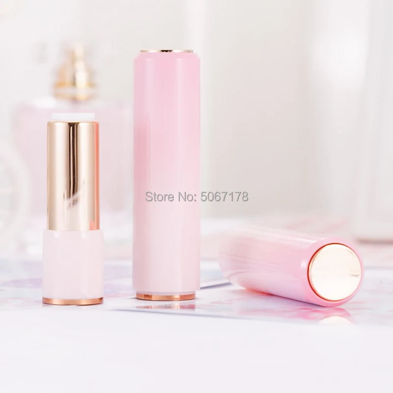 

10/30/50pcs Cosmetic Empty Lip Balm Lipstick Tubes 12.1mm Round Elegant Empty Lipstick Tubes Refillable Bottles Container