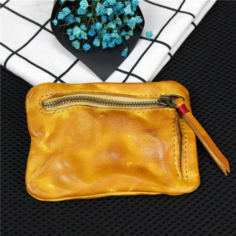 

Genuine Leather Pocket Coin Wallet Hand Purses for Ladies Small Bag Card Holder Pocket Leather Pouch Square Storage Wallet New