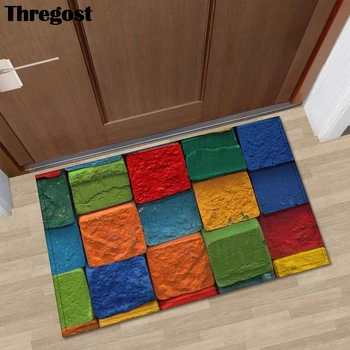 

3D Creative Entrance Mat Home Decor Mats Kitchen Rugs Washable Fluffy Rug Antiskid Area Rug Indoor Doormat Memory Foam Floor Mat