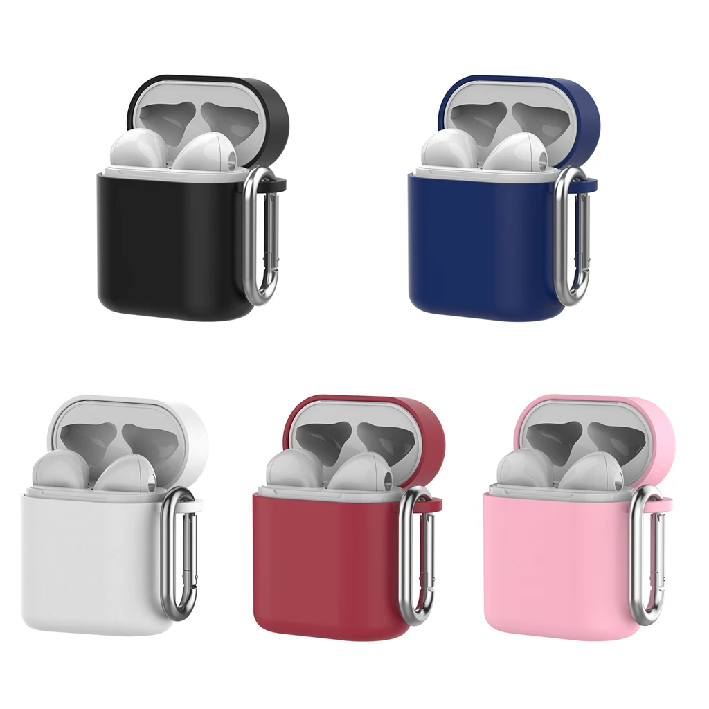 Earbuds Case Cover with Earbud Strap Protective Case Cover Shockproof Skin for Huawei Honor Fly Pods pro Freebuds2