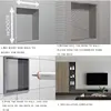 Black Storage Cabinet Bathroom Concealed Built-In Wall Cabinet Niche Stainless Steel Hotel In-Wall Wall Cabinet Toilet 6
